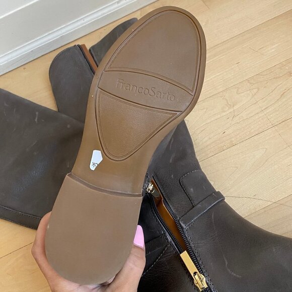 FRANCO Sarto Gray "Haylie" Tall Boot New Buckle - Picture 7 of 11